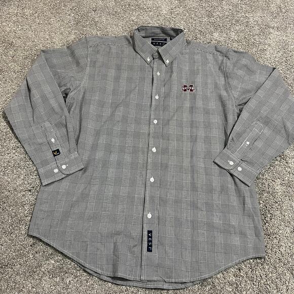 Vesi Men’s Mississippi State Univeristy Button Down size Large - Picture 1 of 4